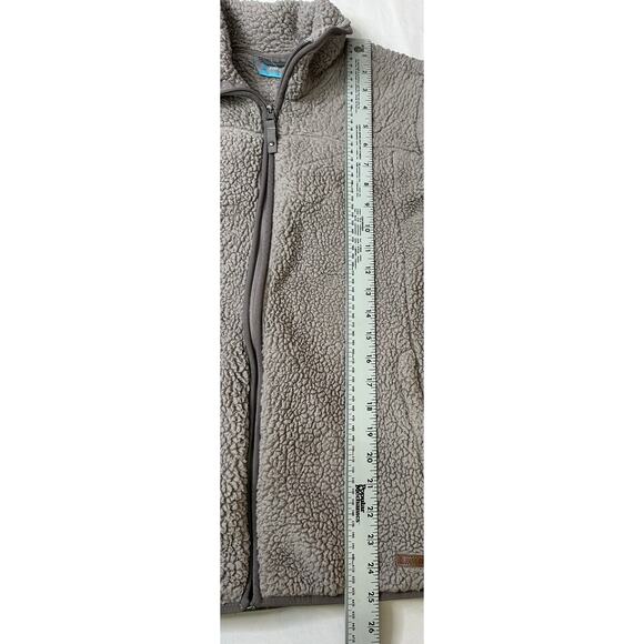 Free Country Gray Grey Soft Thick Fleece Zip-Up Vest 2 Zip Pockets Size XL - Picture 10 of 10